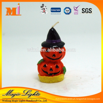 Vela de Halloween em forma de abóbora de decoração